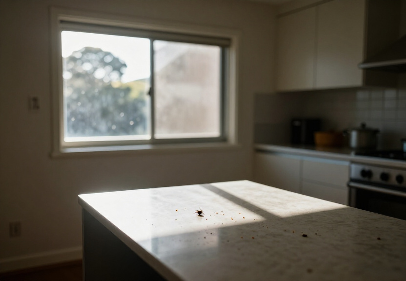 Redback spiders in an Enfield shed before intervention